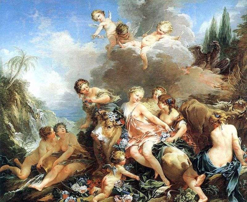 Abduction of Europe by Francois Boucher