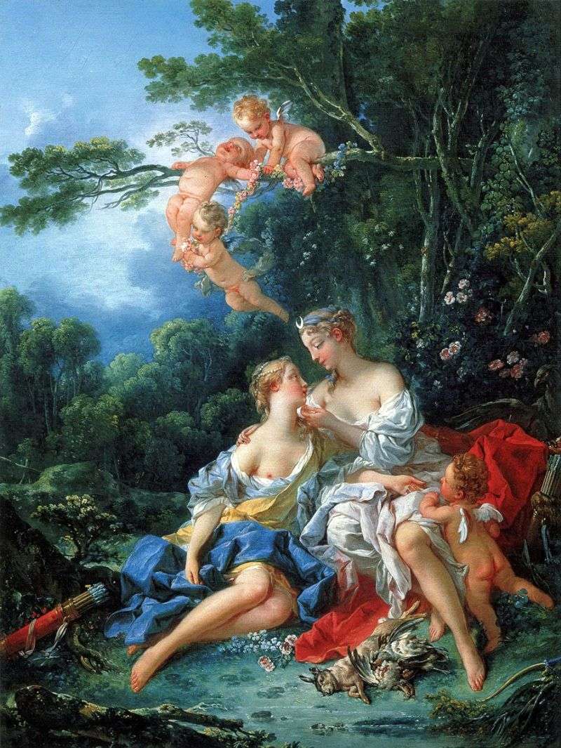 Jupiter and Callisto by Francois Boucher