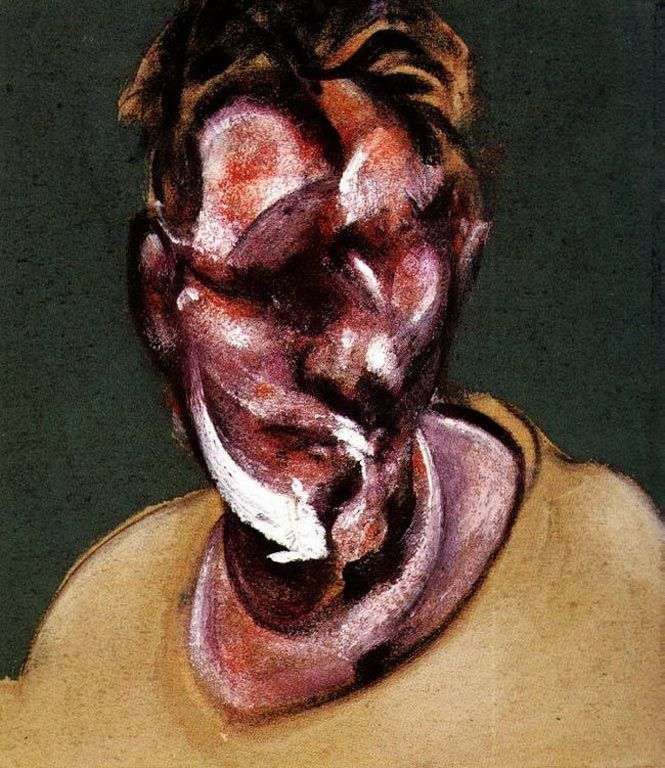 Portrait of Lucien Freud by Francis Bacon