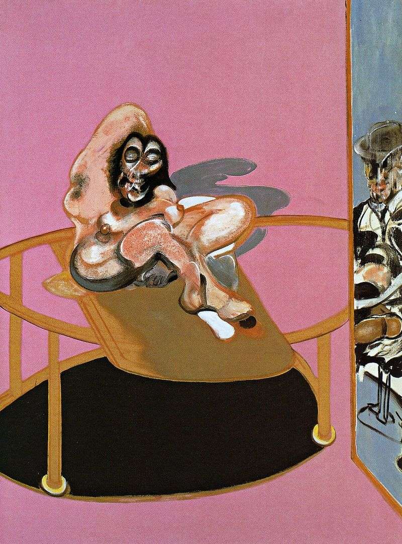 The figure in the mirror by Francis Bacon