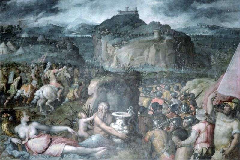 Siege of San Leo by Giorgio Vasari