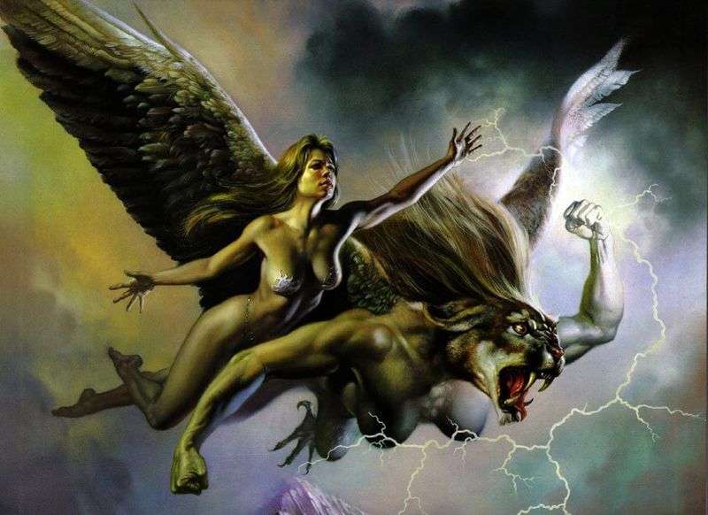 Sisters by Boris Vallejo