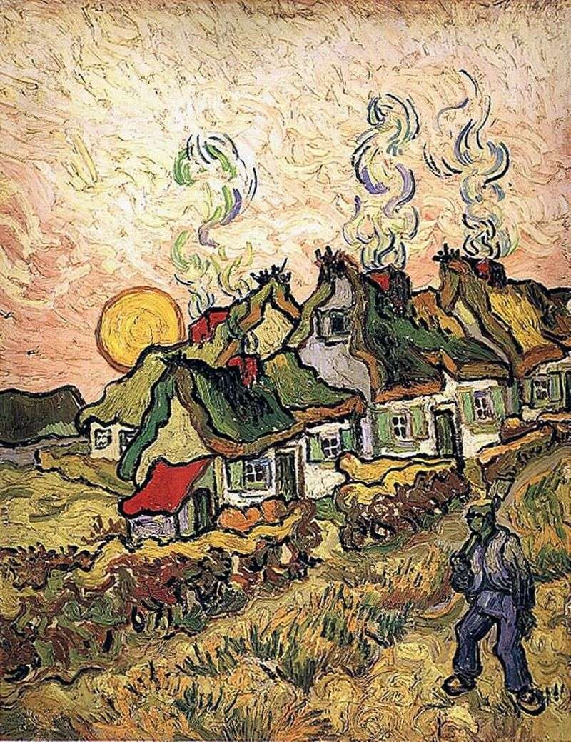 Houses: Recollection of the North by Vincent Van Gogh