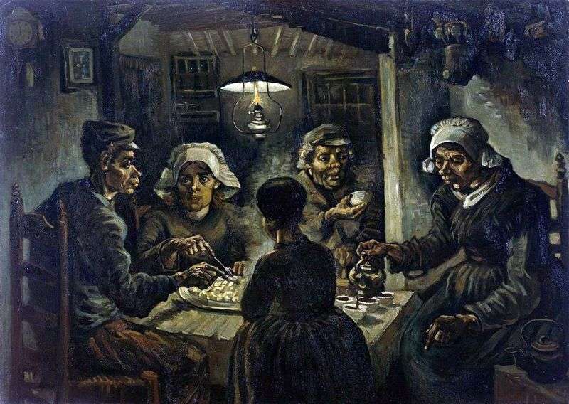 Potato eaters by Vincent Van Gogh