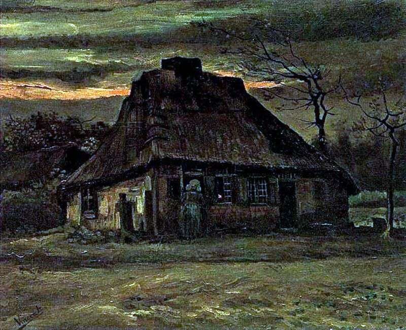 Hut by Vincent Van Gogh