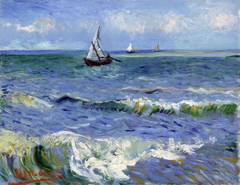 van gogh paintings sailboats