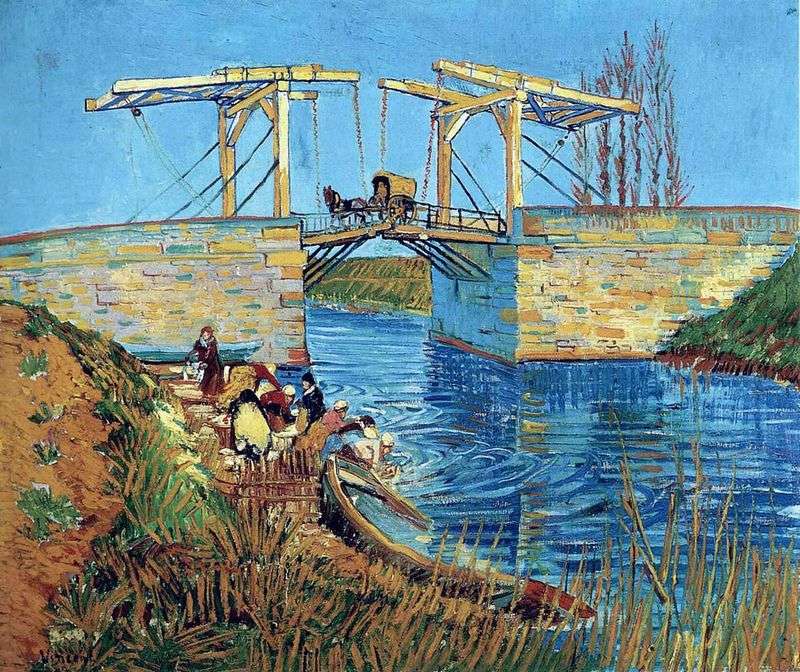 Langlois Bridge in Arles and erasing women by Vincent Van Gogh
