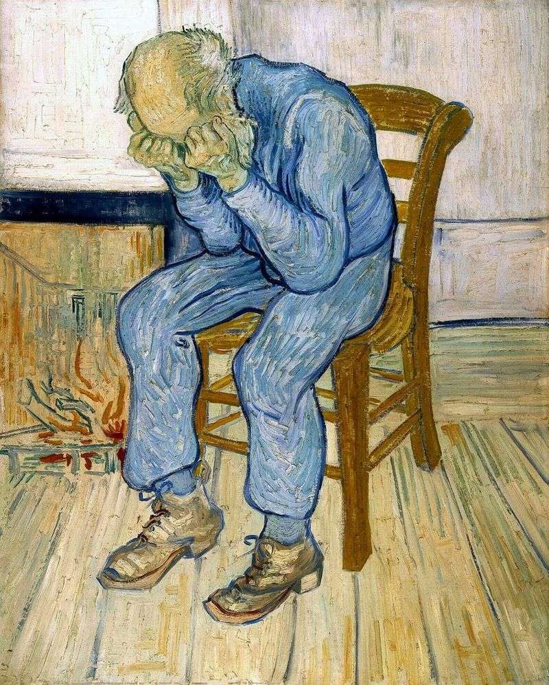 On the threshold of eternity by Vincent Van Gogh