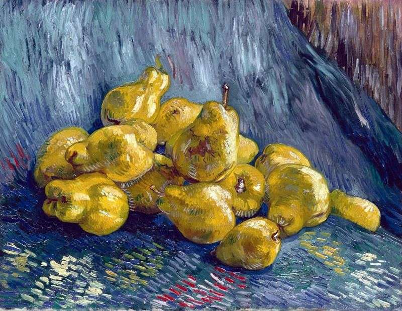 Still life with pears by Vincent Van Gogh