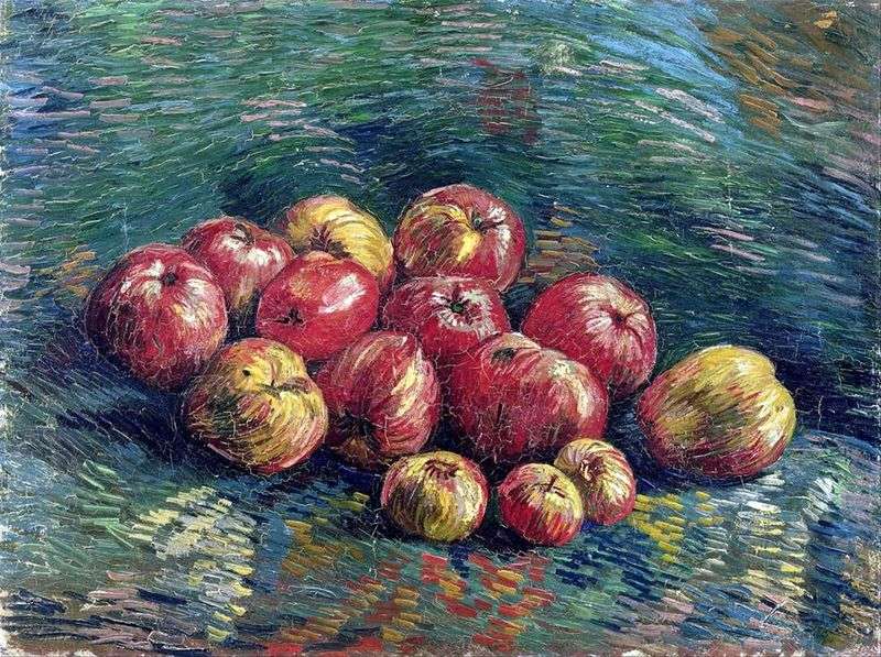 Still life with apples by Vincent Van Gogh