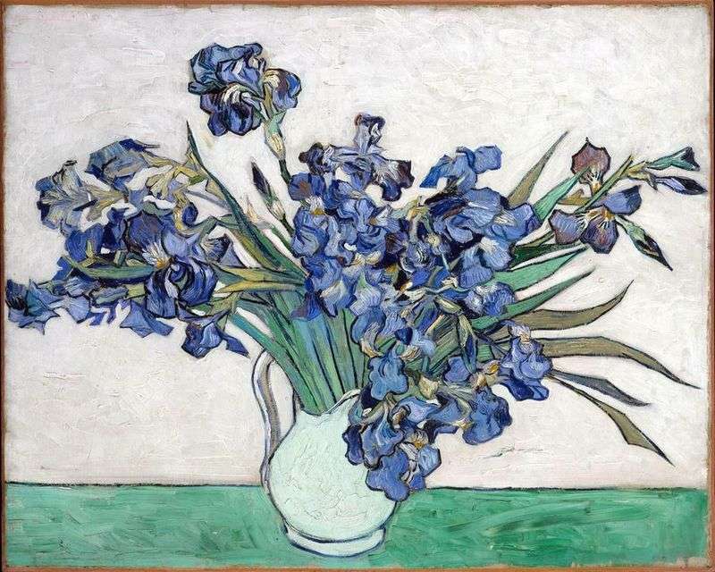 Still Life: Vase with Irises by Vincent Van Gogh