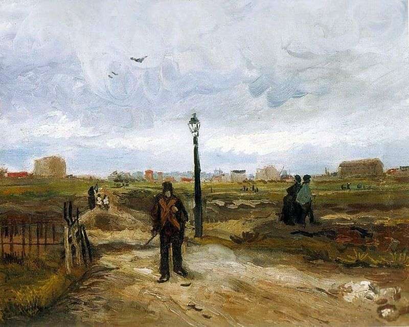 The Outskirts of Paris by Vincent Van Gogh