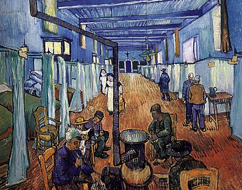 Chamber of the slippery hospital by Vincent Van Gogh