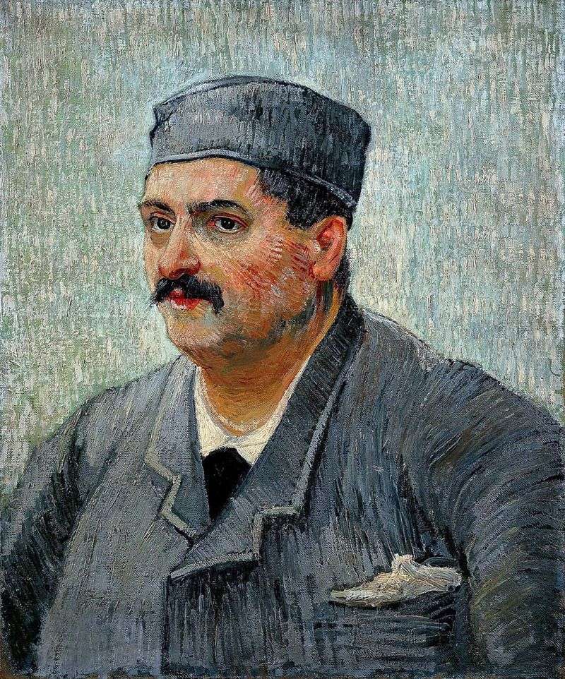 Portrait of the owner of the restaurant by Vincent Van Gogh