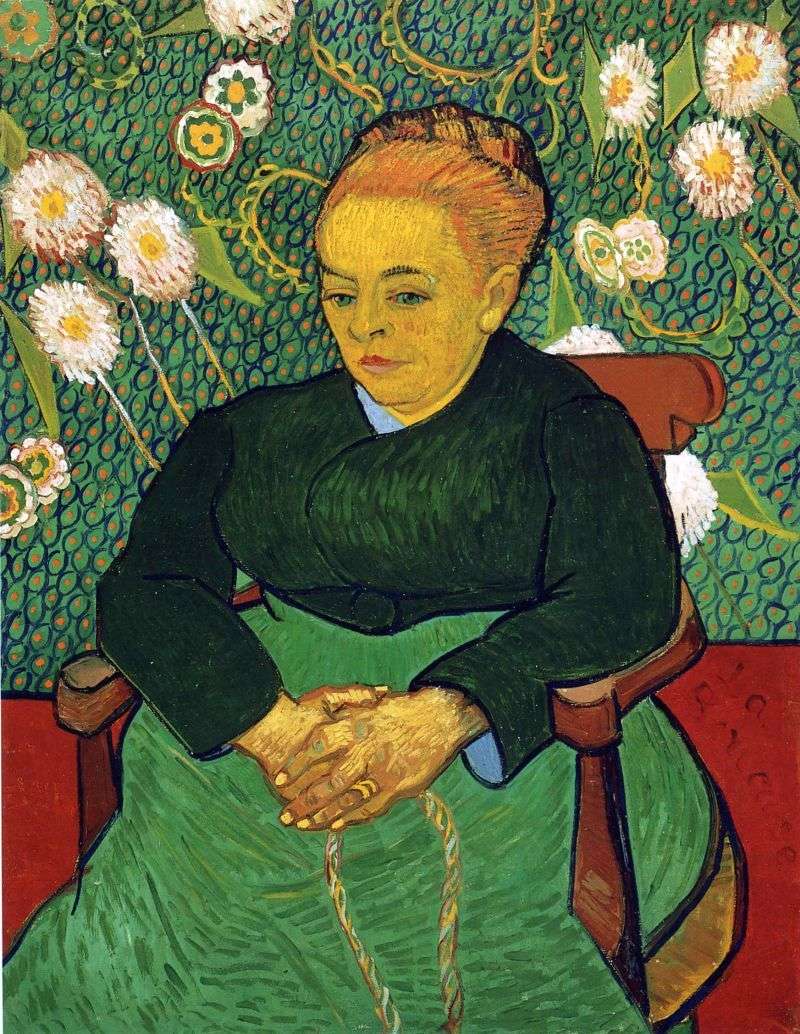 Portrait of Madame Augustine Roulain by Vincent Van Gogh