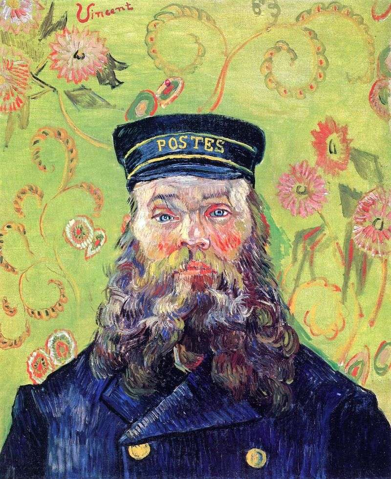 Portrait of postman Joseph Ruhlen III by Vincent Van Gogh