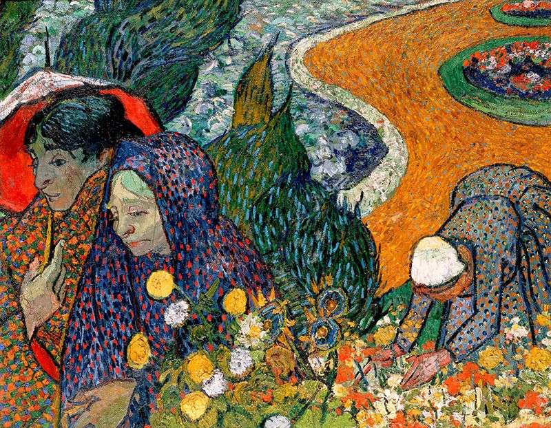 Walking in Arles by Vincent Van Gogh