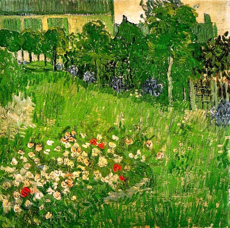 The Garden of Dobigny in Over by Vincent Van Gogh