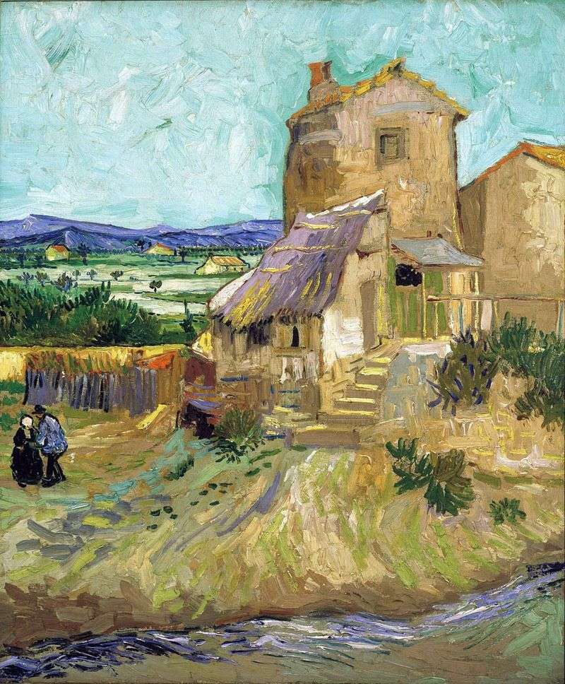 The old mill by Vincent Van Gogh