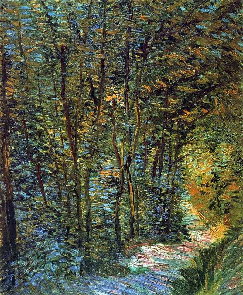A path in the forest by Vincent Van Gogh