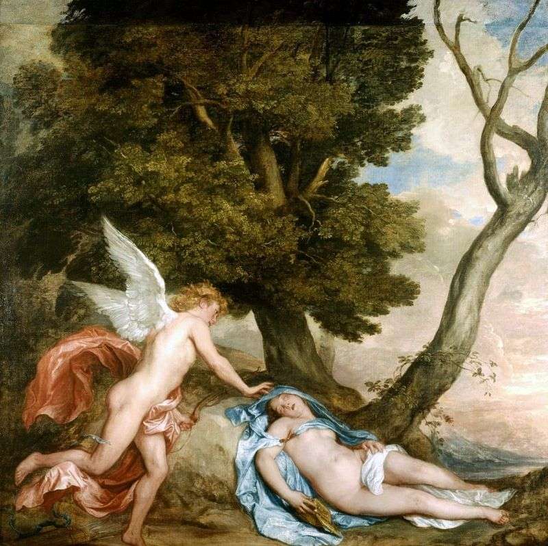 Cupid and Psyche by Anthony Van Dyck