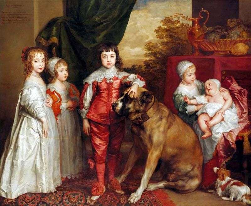 Children of Charles by Anthony Van Dyck