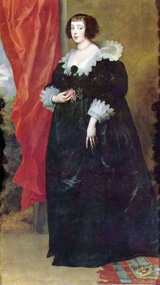 Portrait of Margarita of Lorraine by Duchess of Orleans   Anthony Van Dyck