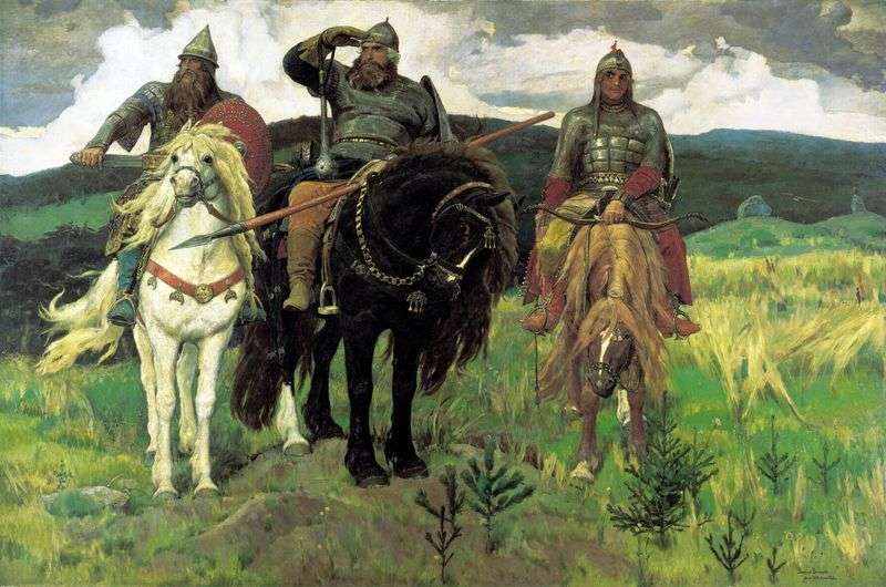 Three heroes by Victor Vasnetsov