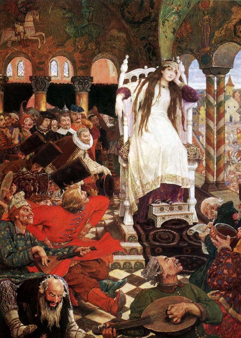 Tsarevna nesmejana by Victor Vasnetsov