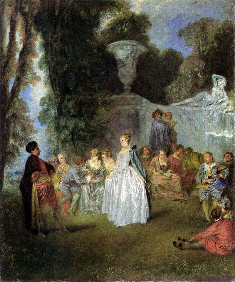 Venetian Feast by Jean Antoine Watteau