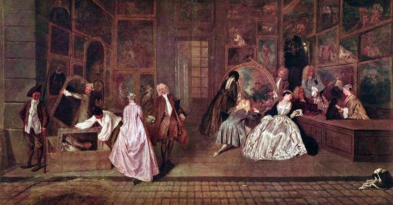 Gersens Bench by Jean Antoine Watteau