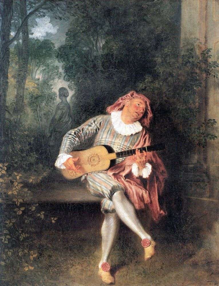 Mezzetin by Jean Antoine Watteau