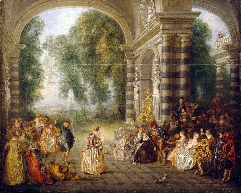 Joy of the Ball by Jean Antoine Watteau