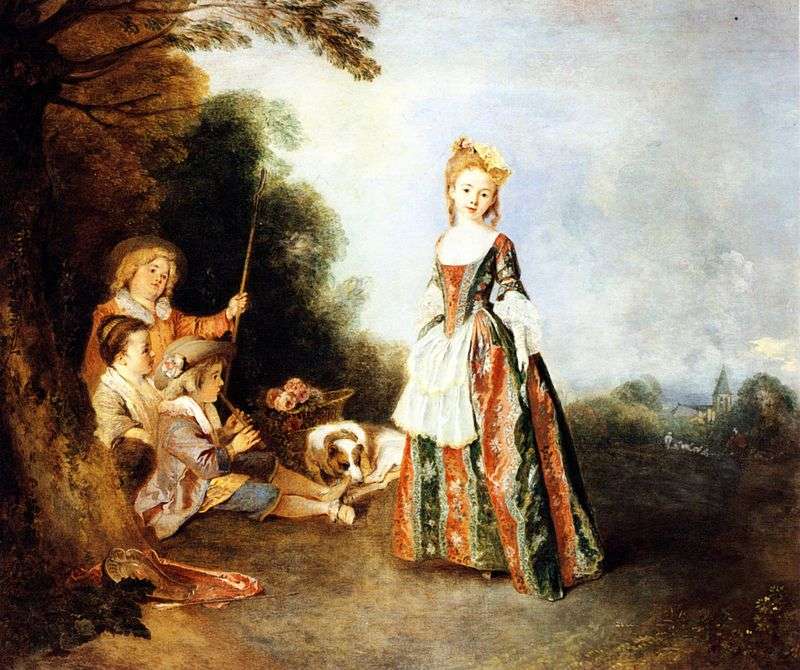 Dance by Jean Antoine Watteau