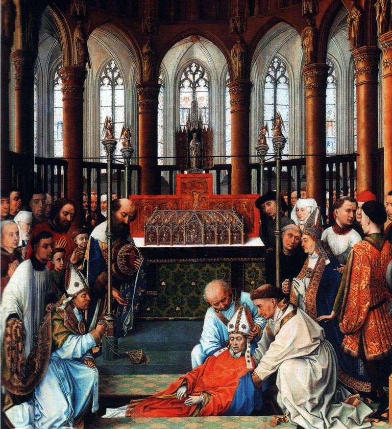 Discovering the Relics of St. Hubert by Rogier van der Weyden