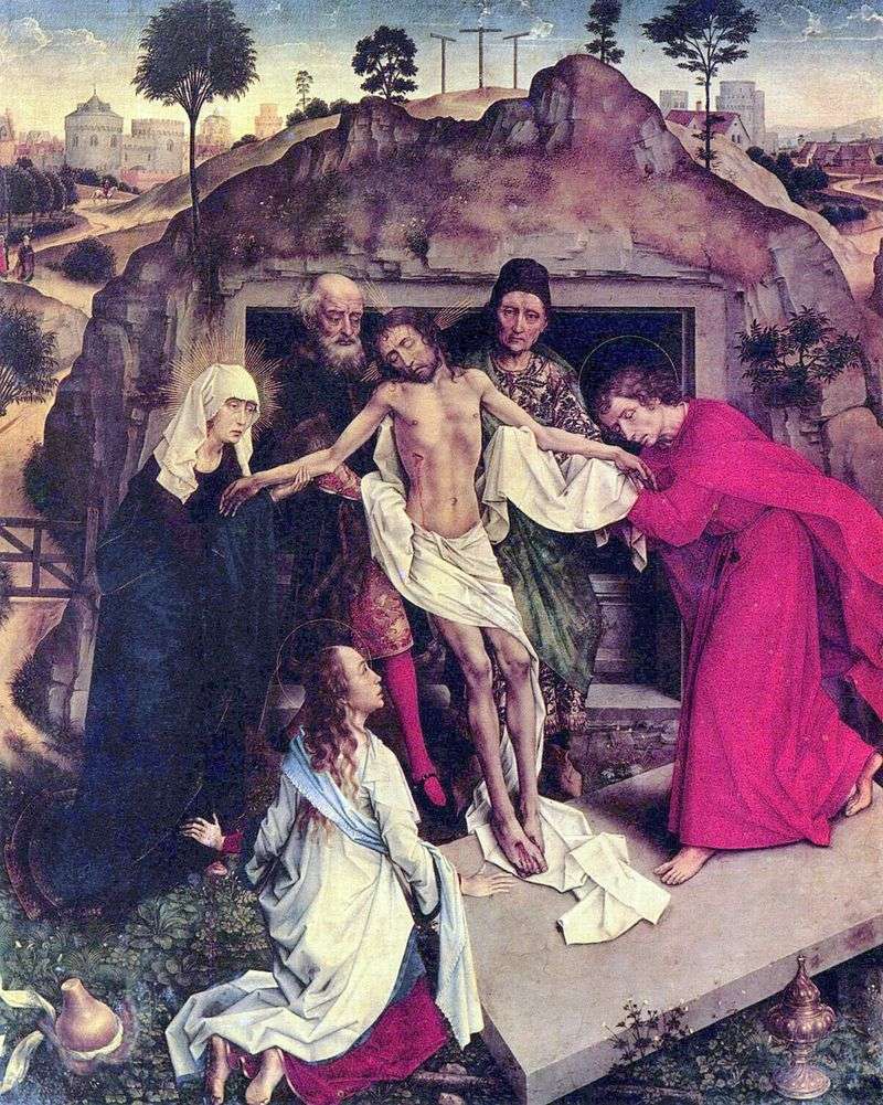 The situation in the grave by Rogier van der Weyden