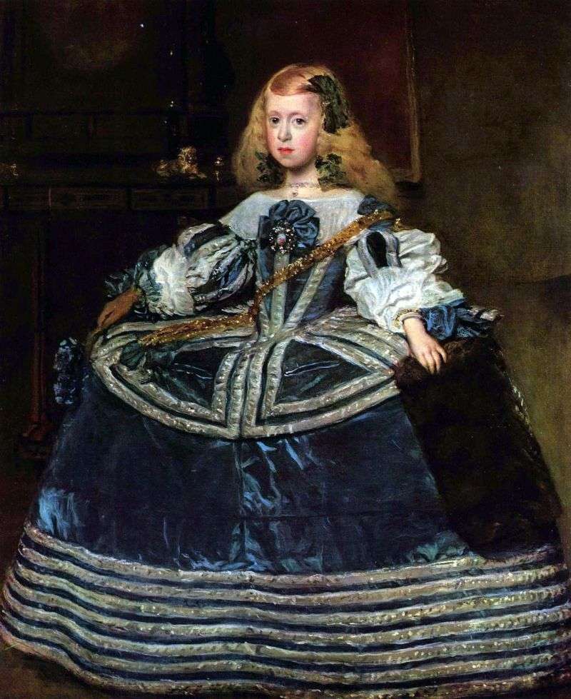 Portrait of the Infanta Margarita by Diego Velasquez