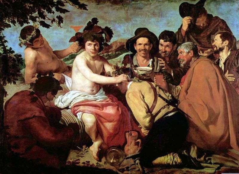 Triumph of Bacchus by Diego Velasquez