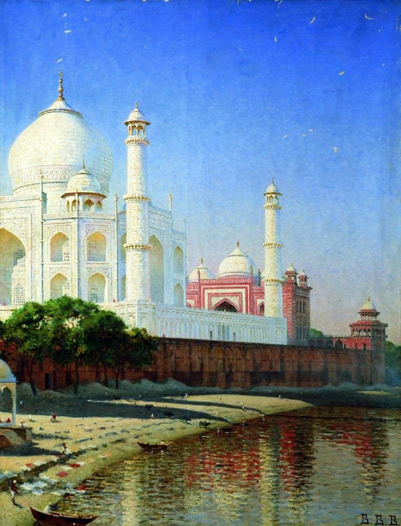 Mausoleum of the Taj Mahal by Vasily Vereshchagin