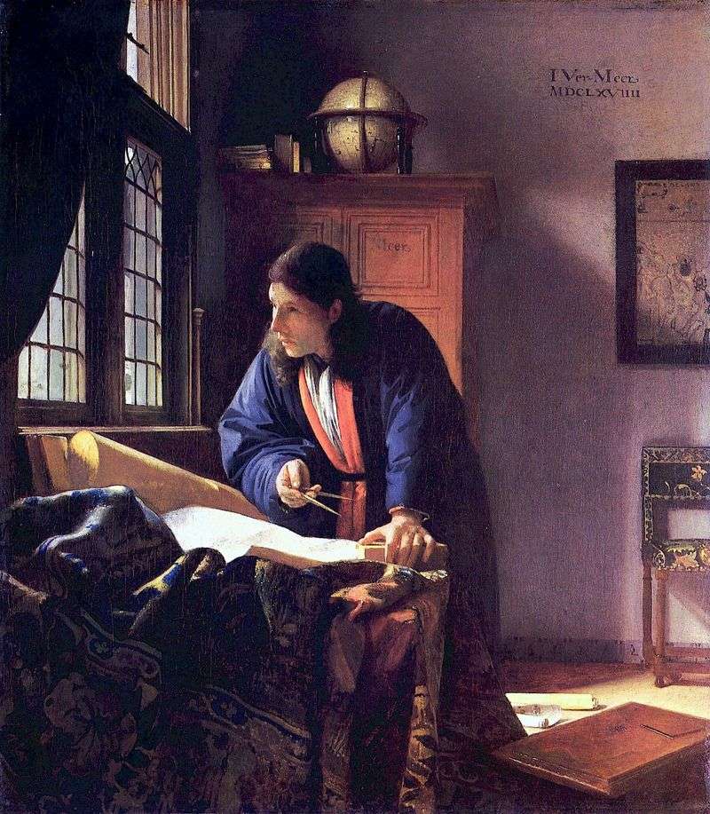 Geographer by Jan Vermeer