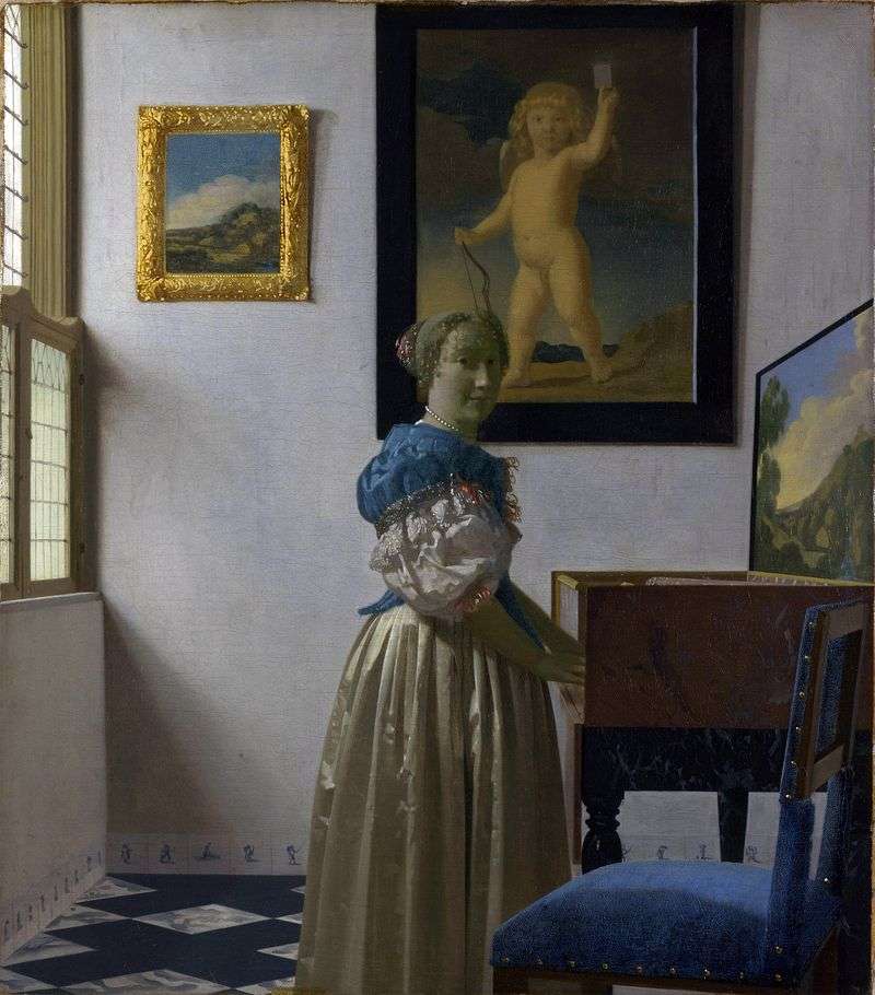 The lady of the virginal by Jan Vermeer