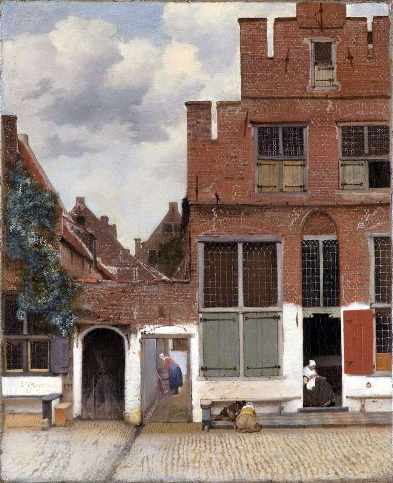 The street of Delft by Jan Vermeer