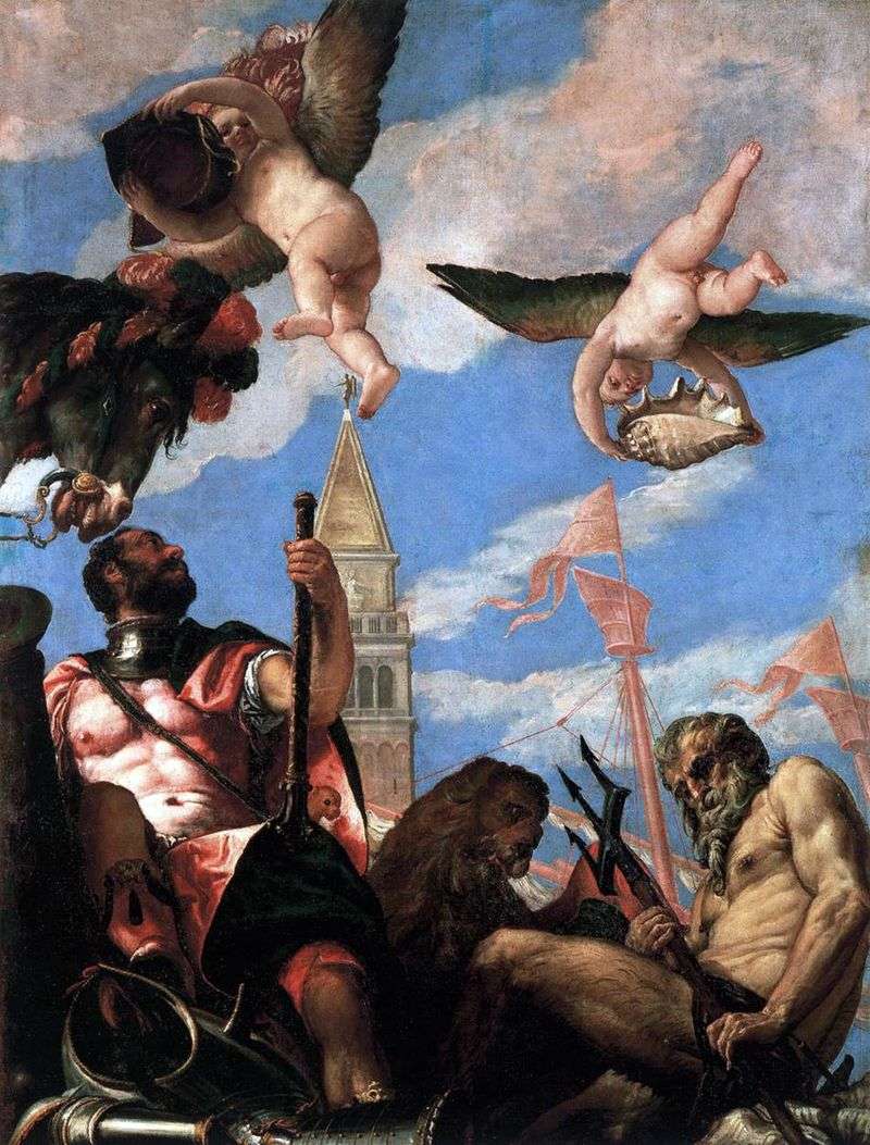 Mars and Neptune by Paolo Veronese