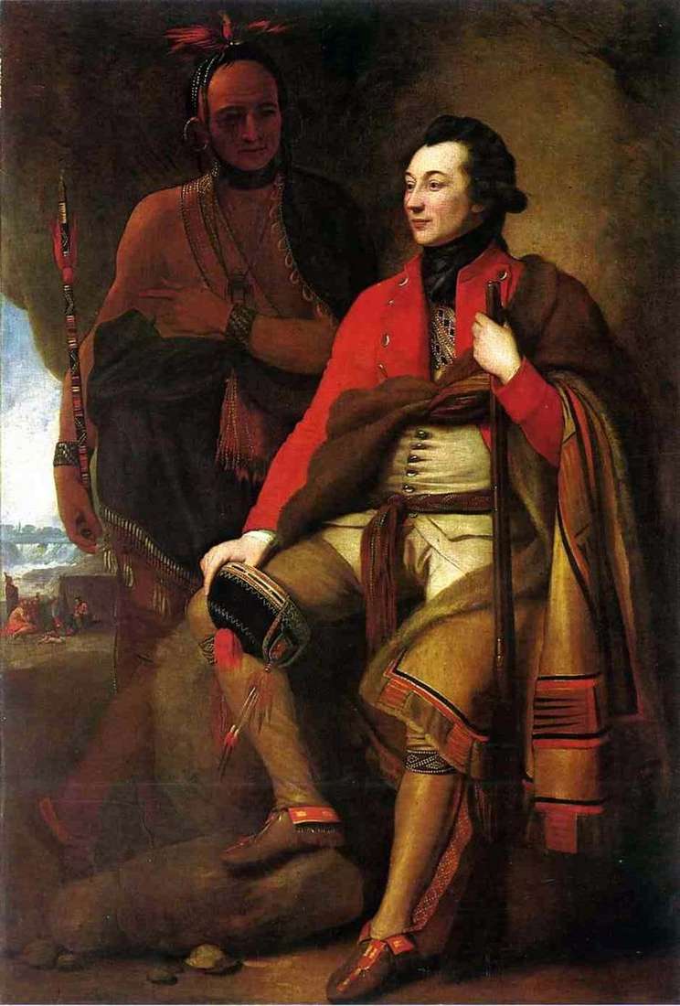 Portrait of Colonel Guy Johnson by Benjamin West