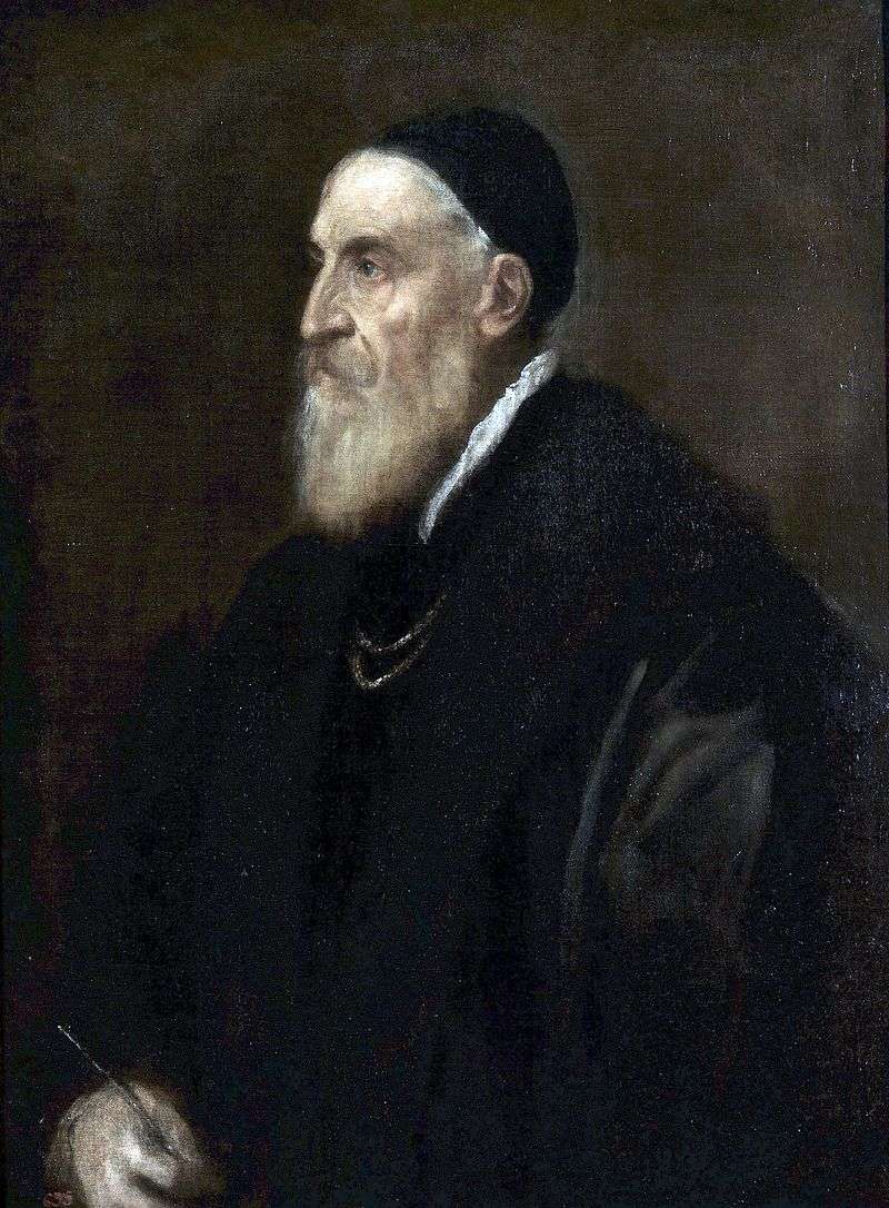 Self portrait by Titian Vecellio