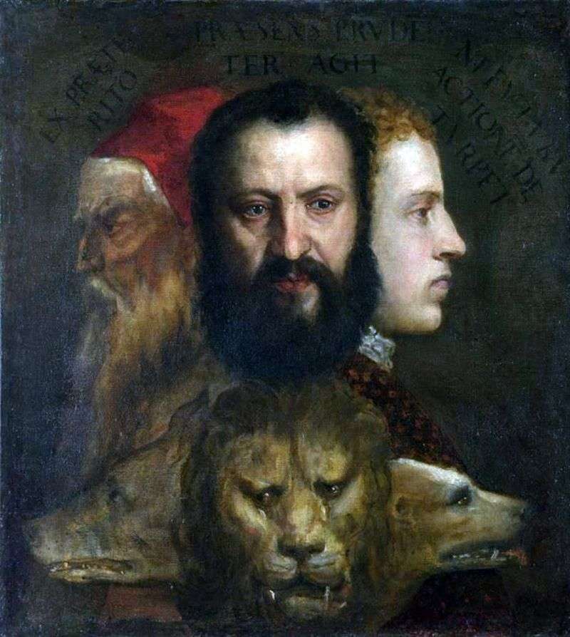 Allegory of prudence by Titian Vecellio