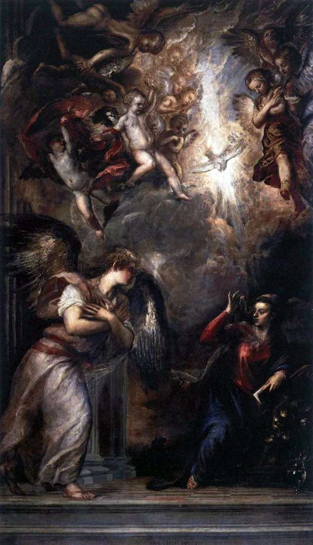 Annunciation by Titian Vecellio