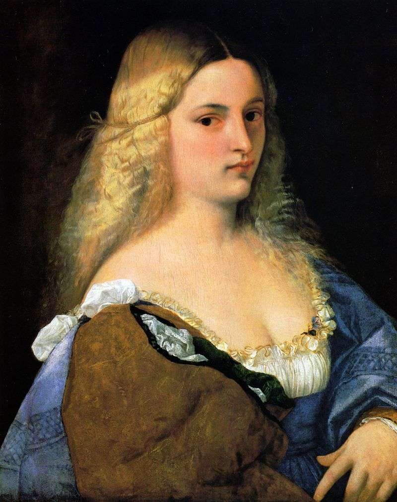 Violante by Titian Vecellio