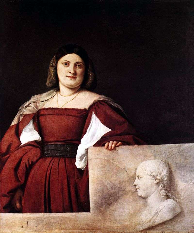 Portrait of a Woman by Titian Vecellio