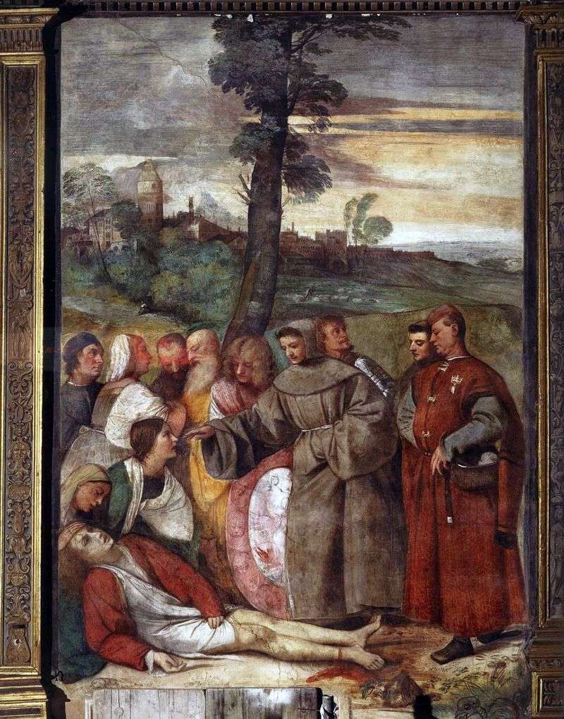 Healing of an angry son by Titian Vecellio